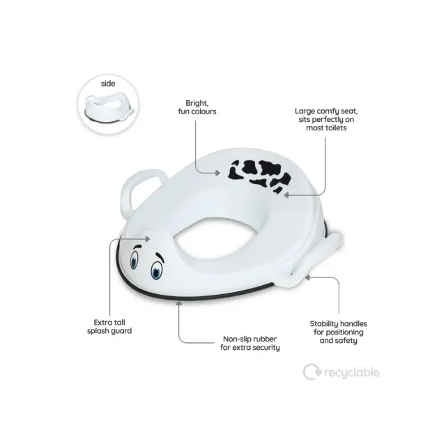 MYCARRYPOTTY My Little Trainer Seat - Εκπαιδευτικό καθισματάκι / Αγελαδίτσα λευκό/μαύρο 2