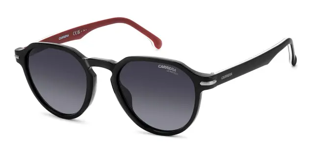 Carrera Carrera Unisex Γυαλιά Ηλίου με Μαύρο Κοκκάλινο Σκελετό και Γκρι Ντεγκραντέ Φακό 314/S GUU9O