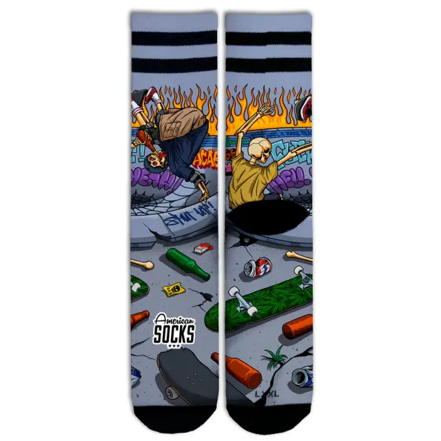 AMERICAN SOCKS Signature Mid High Thrash Pals - 37-41 (S/M) 2