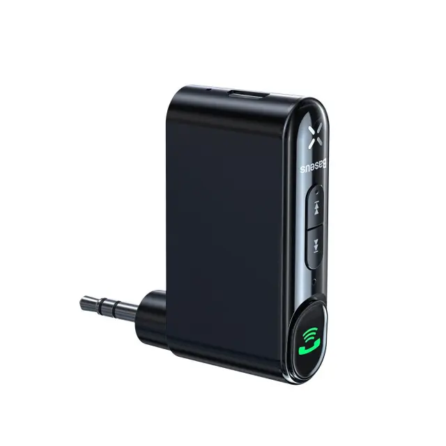 Baseus Qiyin AUX Car Bluetooth Receiver Black WXQY010001