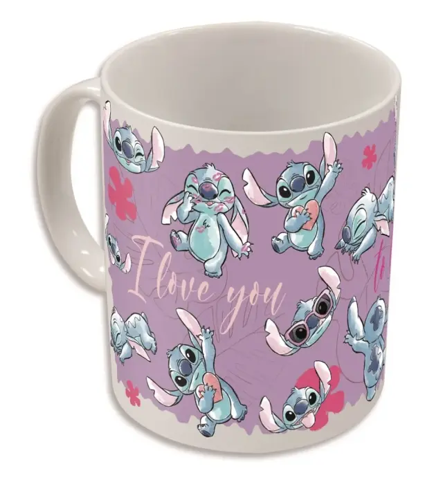 Stor STITCH - I Love U Κούπα - Heat Change Mug - 325ml 2