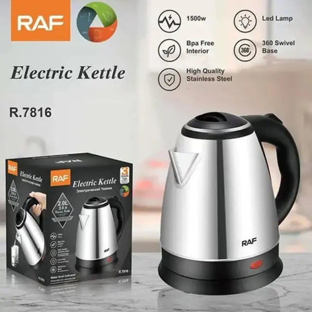 Raf Ηλεκτρικός Βραστήρας 2.0L 1500W RAF R.7816 - Electric Kettle R.7816 2