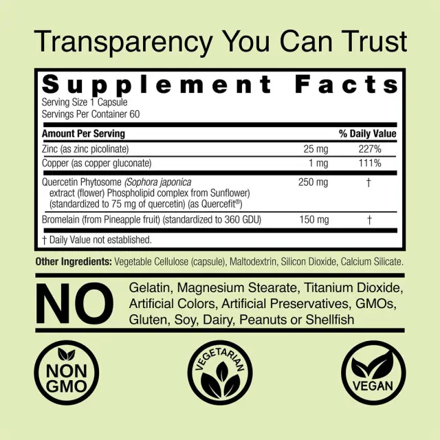 Nature's Answer Quercetin Blend 2