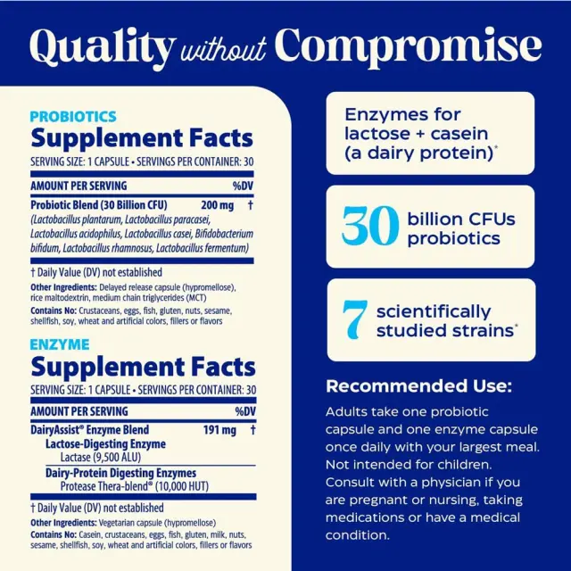 Enzymedica SubCulture™ Dinner Duo: Probiotics + Enzymes for Dairy Control* 2