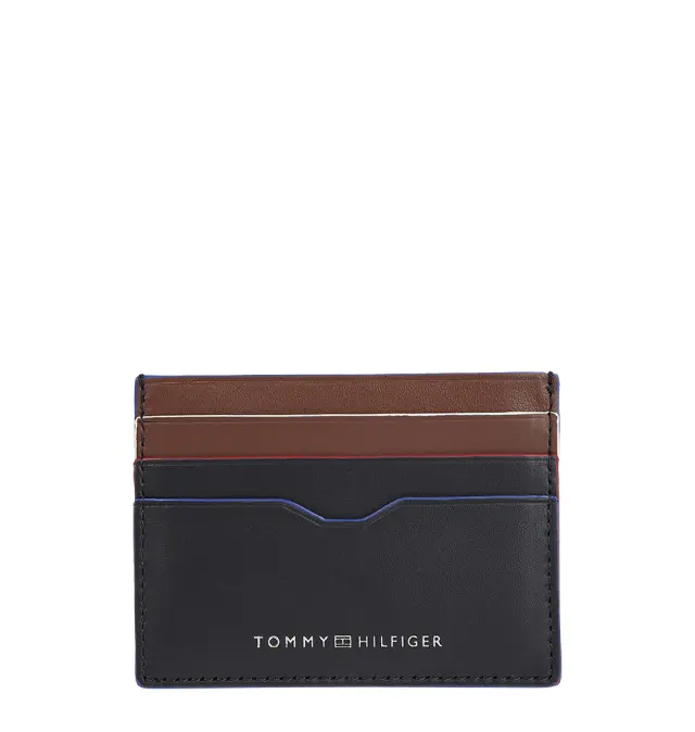 Καρτοθήκη TOMMY HILFIGER Premium Leather CC 11403 Μαύρο