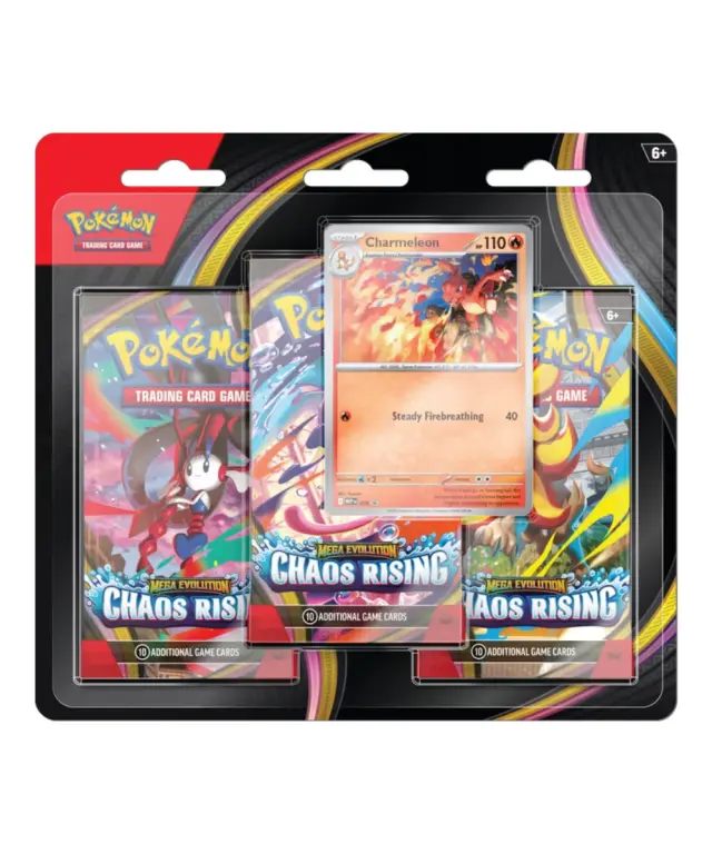 Pokemon Chaos Rising 3-Booster Blister (Charmeleon) - EN
