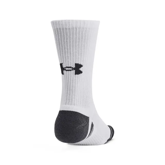 Under Armour Unisex Performance Tech 3 Pack Crew Socks Άσπρο 1379512-100 (Under Armour) 2