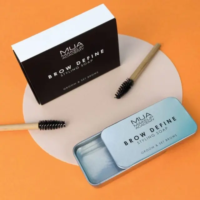 MUA Brow Define Styling Soap για Φρύδια Διάφανο 10gr 3