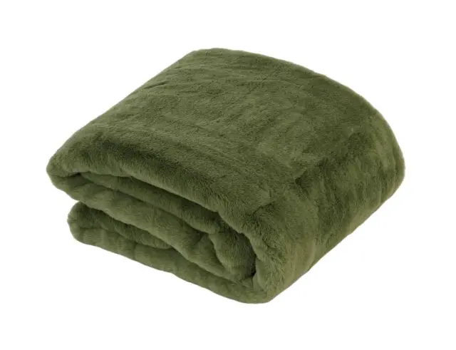 Κουβέρτα Bronte In The Mood Collection με διαστάσεις 200x150cm - Dark Green 1154077 3