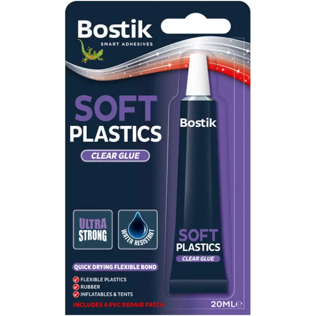 ΚΟΛΛΑ ΓΙΑ ΜΑΛΑΚΑ ΠΛΑΣΤΙΚΑ BOSTIK SOFT PLASTICS 20ML 30803650