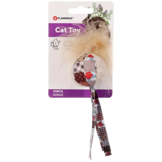 Flamingo Παιχνίδι Γάτας με Φτερά Εμποτισμένο με Catnip 2