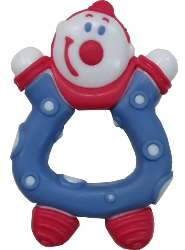 Μασητικό Σιλικόνης +0 μηνών Clown Nuby 048526004577