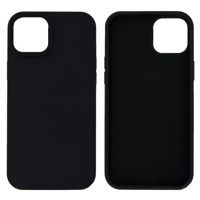 Θήκη Ancus Silicon Liquid για Apple iPhone 15 Plus Μαύρο