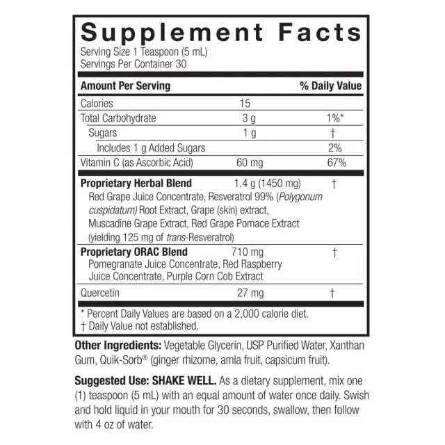 Nature's Answer Resveratrol Reserve 2