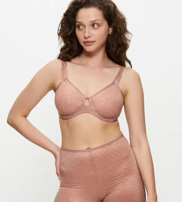 Triumph Σουτιέν Signature Sheer W01 Ανοιχτό Καφέ