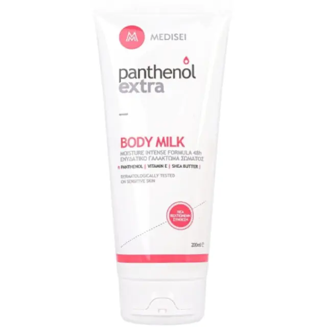 Medisei Panthenol Extra Body Milk Ενυδατικό Γαλάκτωμα Σώματος, 200ml