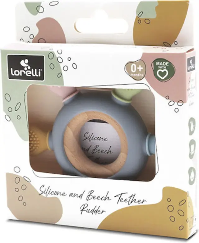 Lorelli Μασητικό Σιλικόνης Rudder Natural Grey 10210900003 2