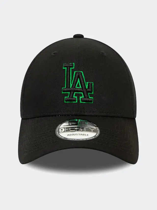 New Era La Dodgers Team Outline Jockey Black 60503411 - One Size 2