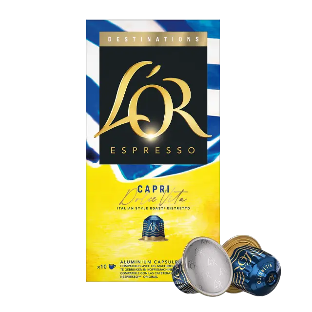 Lor espresso Capri Dolce Vita Nespresso κάψουλες αλουμινίου - 10 τεμ