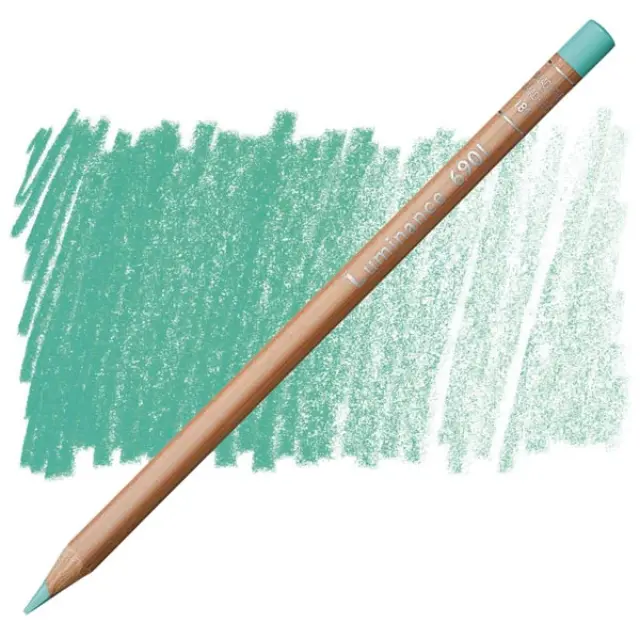 Ξυλομπογιά Caran d'Ache Luminance - 181 Light Malachite Green