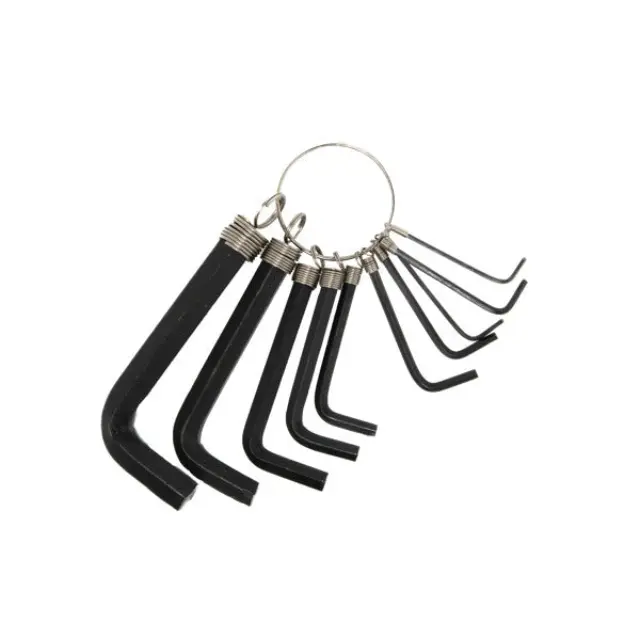 Hex key wrench set10 pieces ring