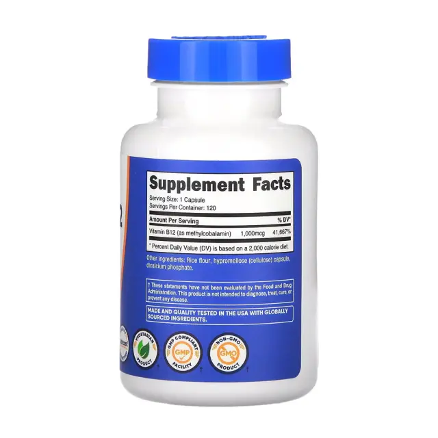 Nutricost Vitamin B12 1,000 mcg 2