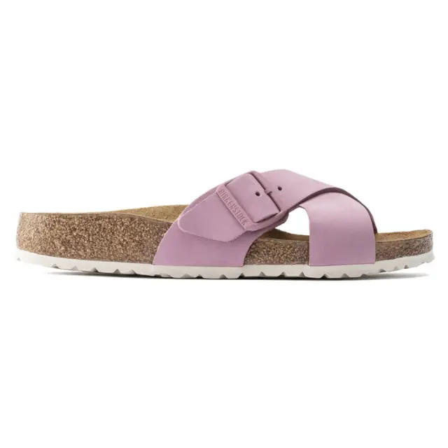 Birkenstock Πέδιλα Γυναικείο δέρμα Nubuck Ροζ BIR/SIENA SOFT 1021519 ORCHID