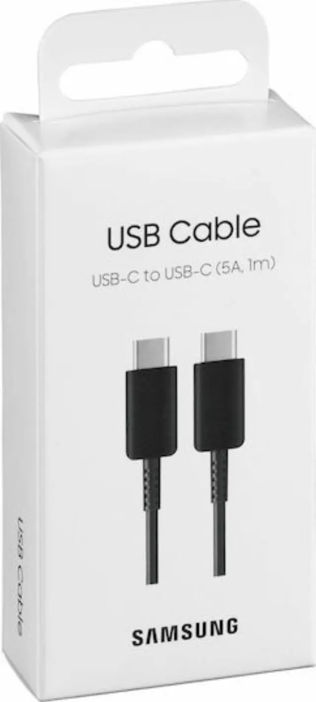 Samsung USB 2.0 Cable USB-C male - USB-C 100W Μαύρο 1m (EP-DN975BBEGWW)