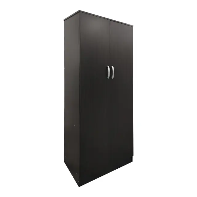 Ντουλάπα τετράφυλλη με πατάρι Athos Ι pakoworld wenge 160x42x240εκ 2