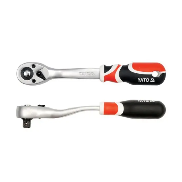 Yato YT-0731 Καστάνια 72 Δοντιών με Καρέ 3/8" Μήκους 20εκ.