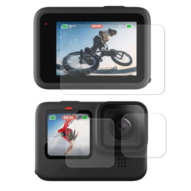 ENKAY Tempered Glasses Φακού και 2 Οθονών για GoPro Hero 9 / Hero 10 / Hero 11