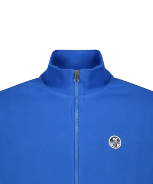 North Sails - Ανδρική Ζακέτα Φούτερ 993037-000-0760 Μπλε 3