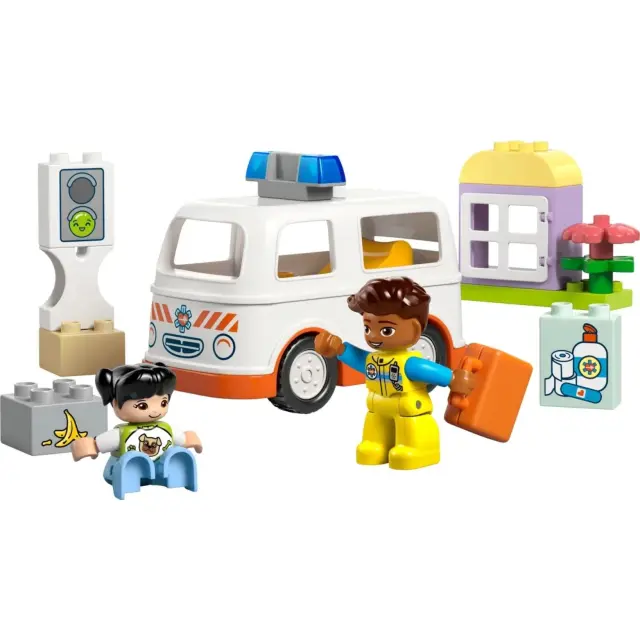 Lego Duplo Town Ambulance With Driver (10447) (LGO10447)