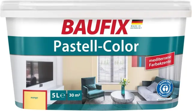 BAUFIX - Χρώμα Τοίχων και Οροφής Pastel Χρώμα Mango