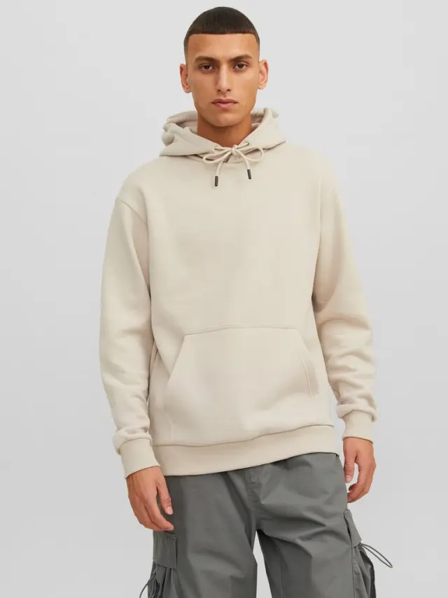 JJEBRADLEY SWEAT HOOD NOOS - Moonbeam