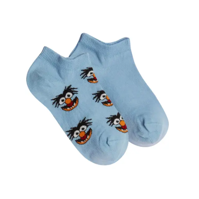 FMS Παιδικές Κάλτσες Sneaker Muppet Beaker - 2 Ζεύγη, Χρώμα Μπλε