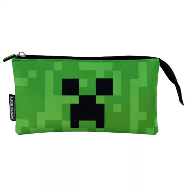 Κασετίνα τριπλή Minecraft Face triple pencil case