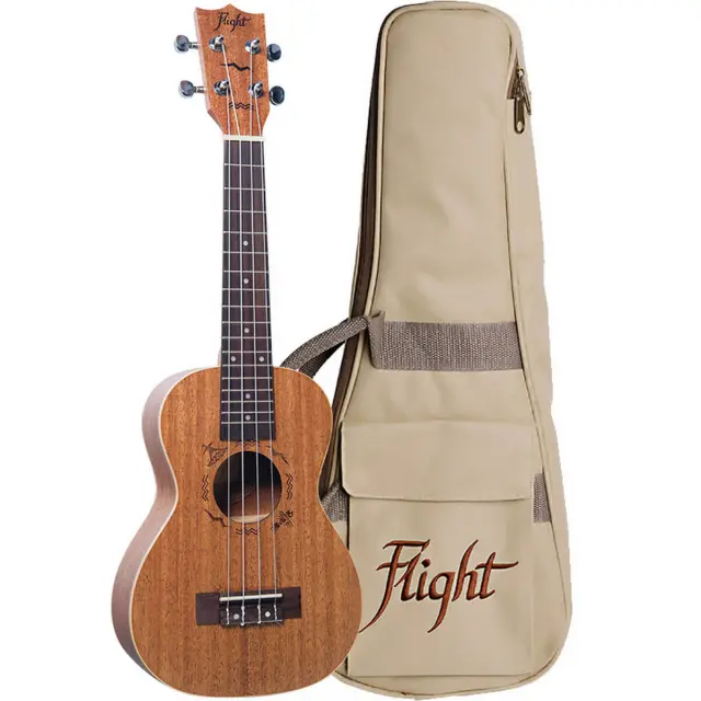 Flight DUC323 Mahogany Concert Γιουκαλίλι Natural