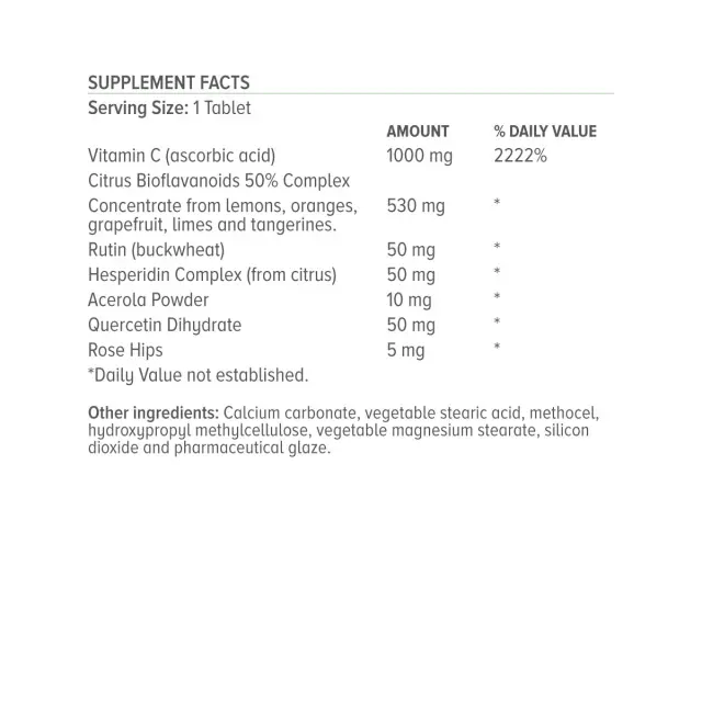 Φόρμουλα Βιταμίνης C-1000mg • Natural Vitamins • 100 ταμπλέτες 3