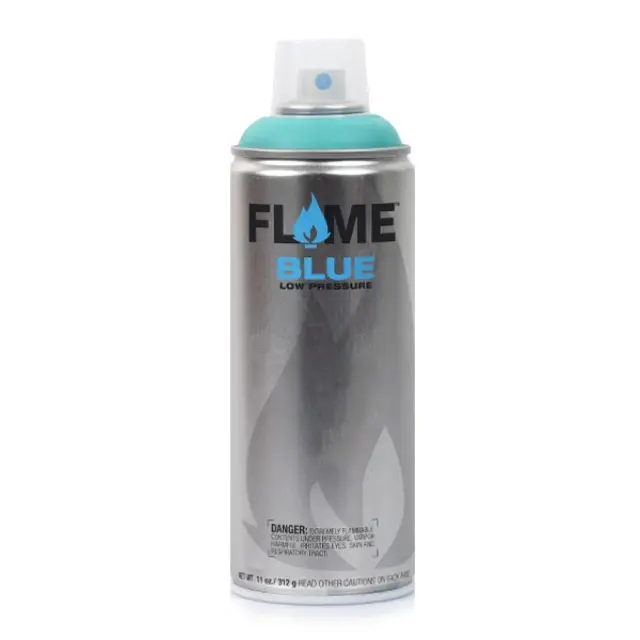 Flame Blue Spray Paint 400ml FB-604 Lagoon Blue