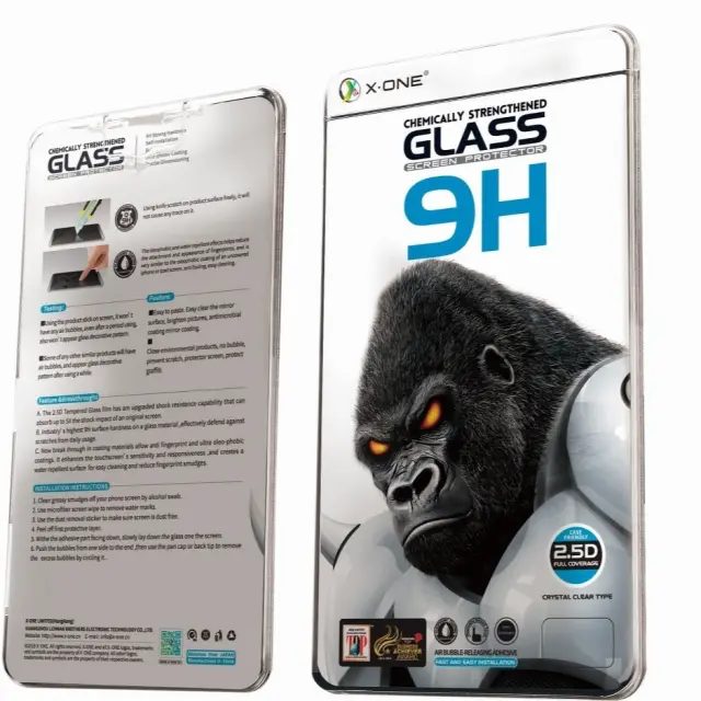 Tempered Glass X-One Extra Strong Crystal Clear Full Face (iPhone 13 mini)
