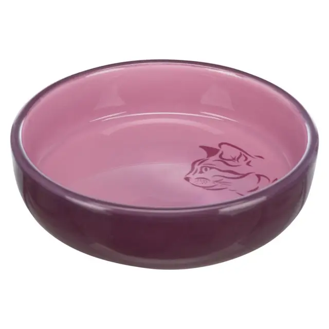 Trixie Πιάτο Κεραμικό για Βραχυκέφαλες Γάτες 300ml/15cm 3