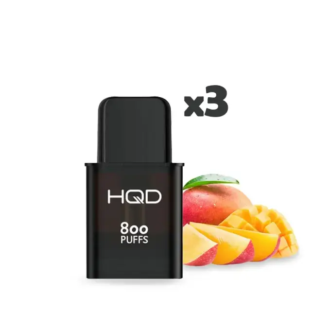 Mango Ice EOS 2.0 Disposable Prefilled Pods 18mg 800 Puffs (3τμχ) – HQD
