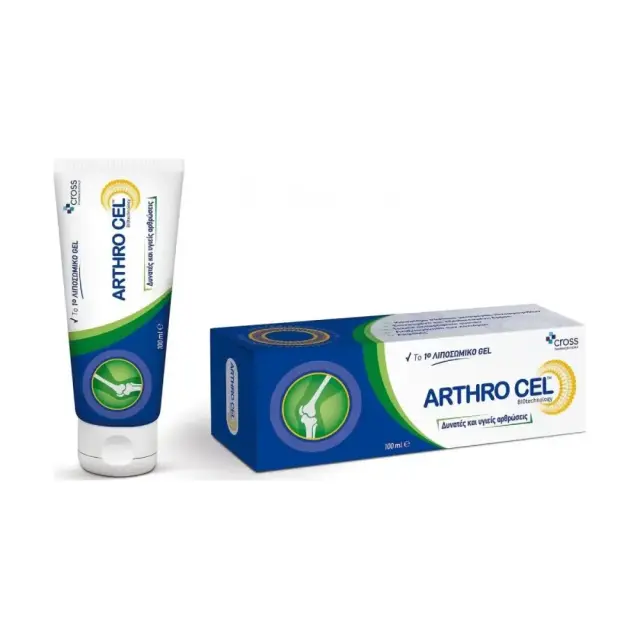 Cross Pharmaceuticals Arthro Cel Λιποσωμικό Gel Για Δυνατές & Υγιείς Αρθρώσεις 100ml