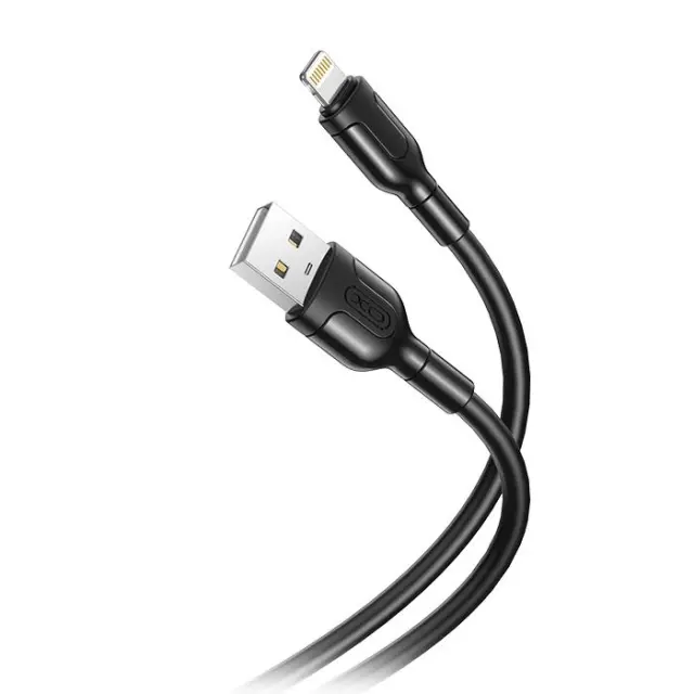 Καλώδιο USB High-Speed A αρσ. - Lightning 10.5W, 1.00m σε μαύρο χρώμα