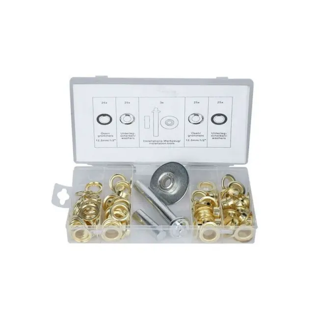 Σετ Μπουντούζια για Άνοιγμα Οπών 103τμχ - Gromment Kit With Tool z692914