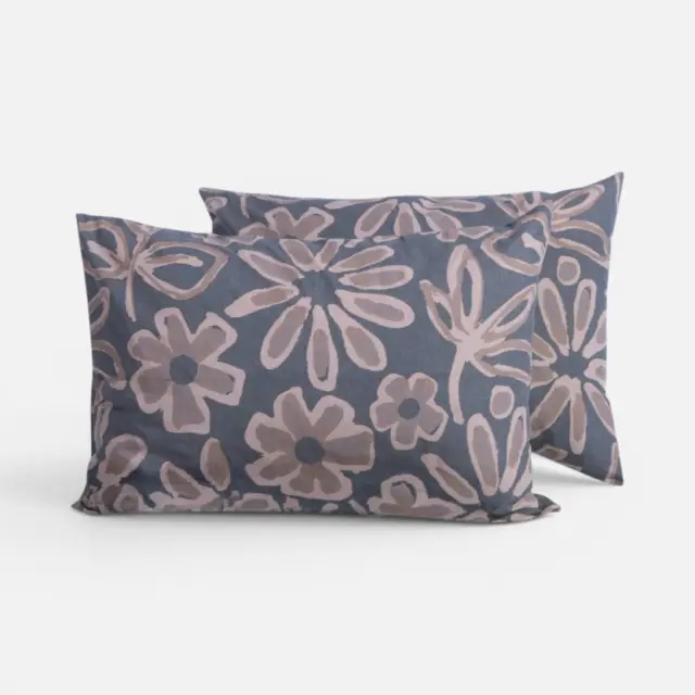 Μαξιλαροθήκη Harmony 52x72 Nef Nef Homeware, 100% ΒΑΜΒΑΚΙ - GREY (040840)