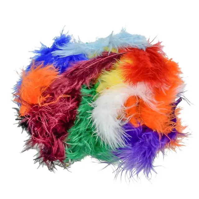 Φτερά Marabou Multicolour - 10-12cm ~2g ~20τεμάχια