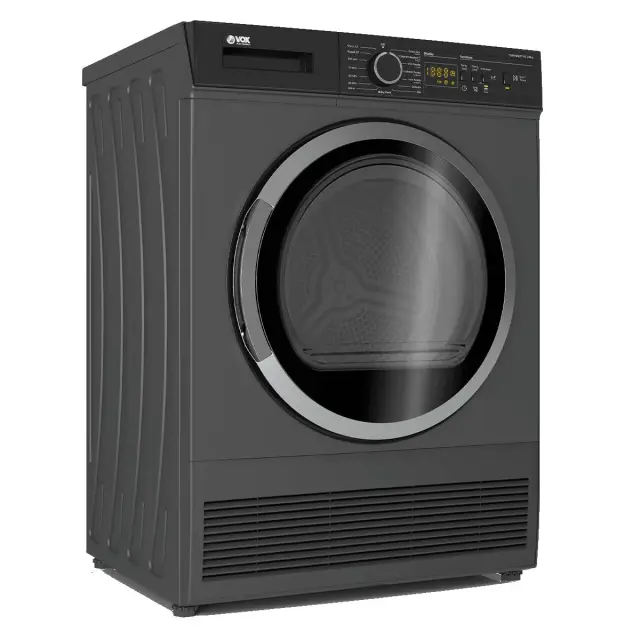 Στεγνωτήριο 8kg Ενεργειακή Κλάση B Inox 59.6x60.9x84.5cm VOX TDM-800T1G 2
