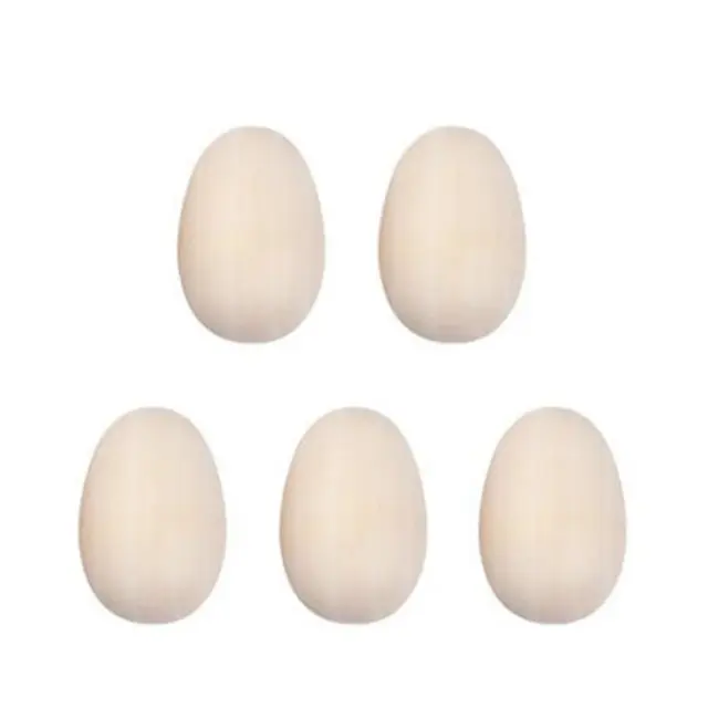 Αυγό Ξύλινο 22x32mm - 5τεμ